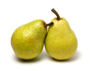 Two Isolated Pears